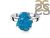Neon Apatite Rough Ring-R-Size-8 NAR-2-301
