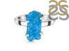Neon Apatite Rough Ring-R-Size-7 NAR-2-317