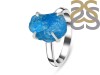 Neon Apatite Rough Ring-R-Size-10 NAR-2-322