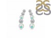 Opal & White Topaz Stud Earring OPL-RDE-1472.