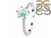 Opal Ring & White Topaz Ring OPL-RDR-3140.