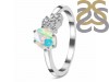 Opal & White Topaz Ring OPL-RDR-3153.