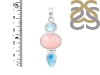 Pink Opal/Larimar/Moonstone Pendant-2SP PKO-1-102