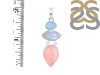 Pink Opal/Larimar/Moonstone Pendant-2SP PKO-1-106