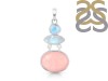 Pink Opal/Larimar/Moonstone Pendant-2SP PKO-1-109