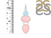 Pink Opal/Larimar Pendant-2SP PKO-1-78