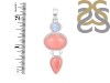Pink Opal/Moonstone Pendant-2SP PKO-1-86