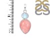 Pink Opal/Moonstone Pendant-2SP PKO-1-96