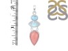 Pink Opal/Larimar/Moonstone Pendant-2SP PKO-1-98