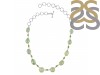 Prehnite/Peridot Necklace-NJ PRN-12-15