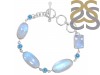 Moonstone/Blue Topaz Bracelet-BSL RBM-11-55