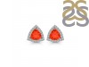 Red Onyx & White Topaz Stud Earring ROX-RDE-1269.