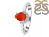 Red Onyx & White Topaz Ring ROX-RDR-2192.