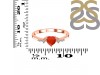 Red Onyx & White Topaz Ring ROX-RR-424.