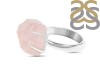 Rose Quartz Rough Ring-R-Size-10 RSQ-2-149