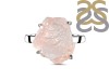 Rose Quartz Rough Ring-R-Size-9 RSQ-2-165