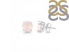 Rose Quartz Stud Earring RSQ-RDE-1437.