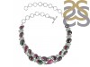 Ruby Zoisite/Green Amethyst Necklace-NJ RZS-12-3