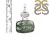 Seraphinite/Green Amethyst Pendant-2SP SER-1-259