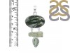 Seraphinite/Green Amethyst/Green Kunzite Pendant-2SP SER-1-272