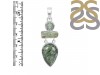 Seraphinite/Green Amethyst/Green Kunzite Pendant-2SP SER-1-291