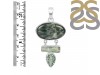 Seraphinite/Green Amethyst/Green Kunzite Pendant-2SP SER-1-294