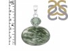 Seraphinite/Green Amethyst Pendant-2SP SER-1-304