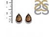 Smoky Stud Earring& White Topaz Stud Earring SMY-RDE-1262.