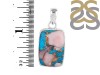 Blue Oyster Turquoise Pendant-SP TRO-1-158