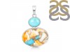 Oyster Turquoise Turquoise Pendant-2SP TRO-1-219