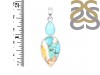 Oyster Turquoise Turquoise Pendant-2SP TRO-1-221