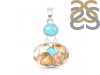 Oyster Turquoise Turquoise Pendant-2SP TRO-1-240