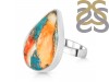 Oyster Turquoise-Adjustable Ring-ADJ-R TRO-2-244