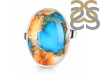Oyster Turquoise-Adjustable Ring-ADJ-R TRO-2-267