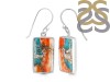 Oyster Turquoise Earring-E TRO-3-17