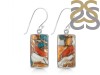 Oyster Turquoise Earring-E TRO-3-37
