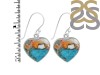 Oyster Turquoise Earring-E TRO-3-40