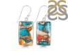 Oyster Turquoise Earring-E TRO-3-7