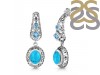 Turquoise & Blue Topaz Earring TRQ-RDE-109.