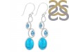 Turquoise & Blue Topaz Earring TRQ-RDE-253.
