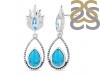 Turquoise & Blue Topaz Earring TRQ-RDE-57.