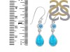 Turquoise & Blue Topaz Earring TRQ-RDE-773.