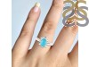 Turquoise Turtle Ring TRQ-RDR-78.