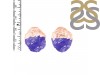 Tanzanite Raw Crystal Stud Earring TZN-RCYE-2
