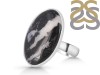 Zebra Skin Jasper Adjustable Ring-ADJ-R ZSJ-2-34