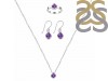 Amethyst Jewelry Set AMT-RDN-451-RDE-1317-RDR-4027.