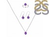 Amethyst Jewelry Set AMT-RDN-455-RDE-547-RDR-248.