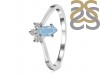 Aquamarine & White Topaz Ring AQM-RDR-2590.