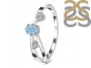 Aquamarine & White Topaz Ring AQM-RDR-2629.