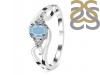 Aquamarine & White Topaz Ring AQM-RDR-2631.